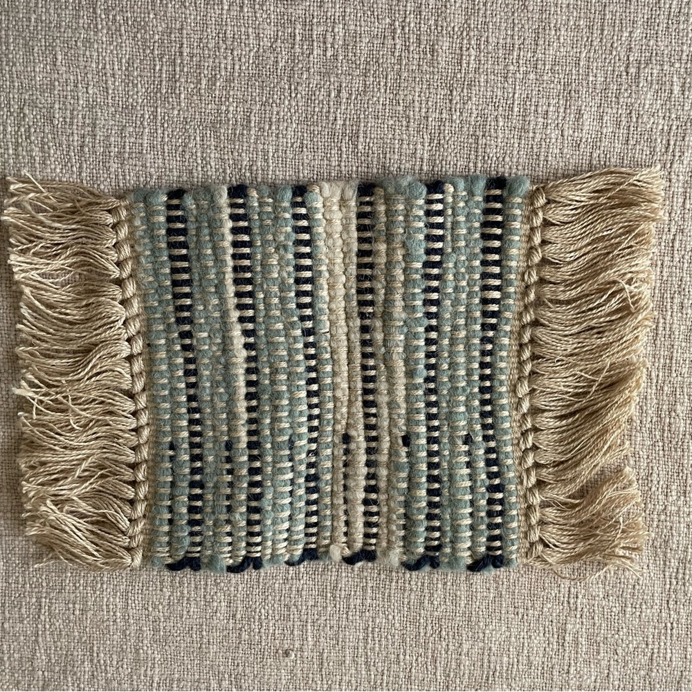 West Elm carpet sample Wool Jute Boho